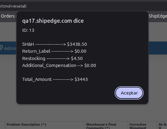 Claim Amount Details